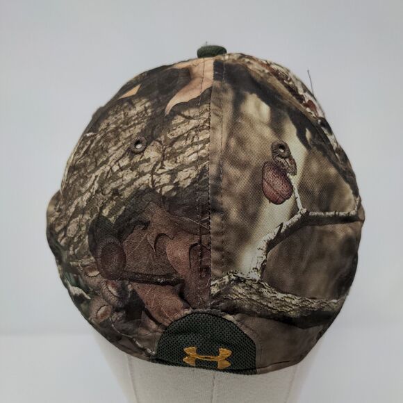 Under Armour Fitted Hat Camouflage L/XL Embroidered Hunting Outdoor - Picture 6 of 10